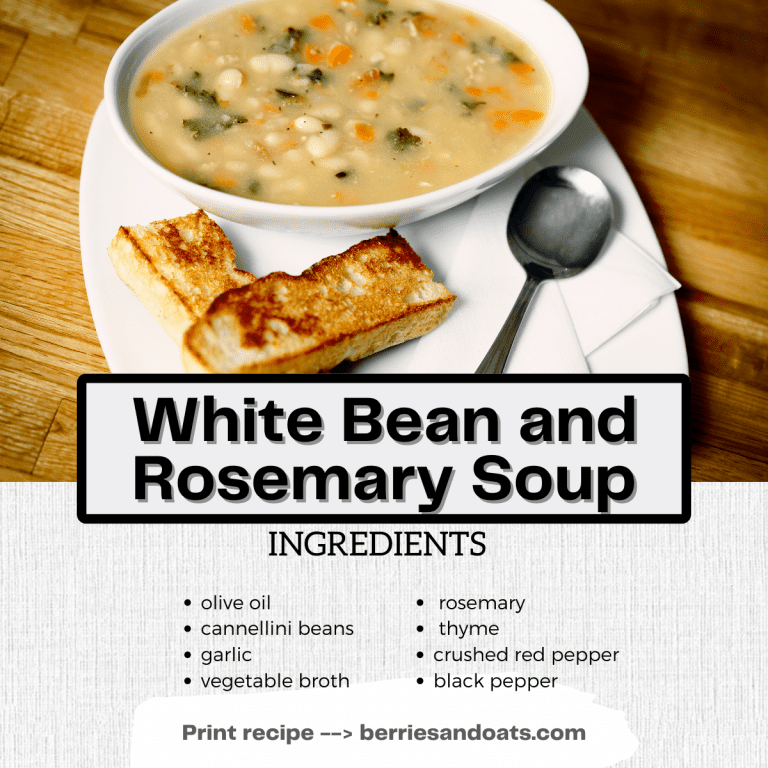 White Bean and Rosemary Soup