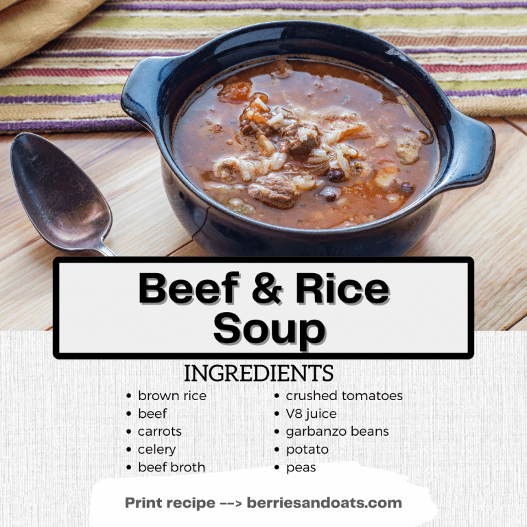 Beef and Rice Soup