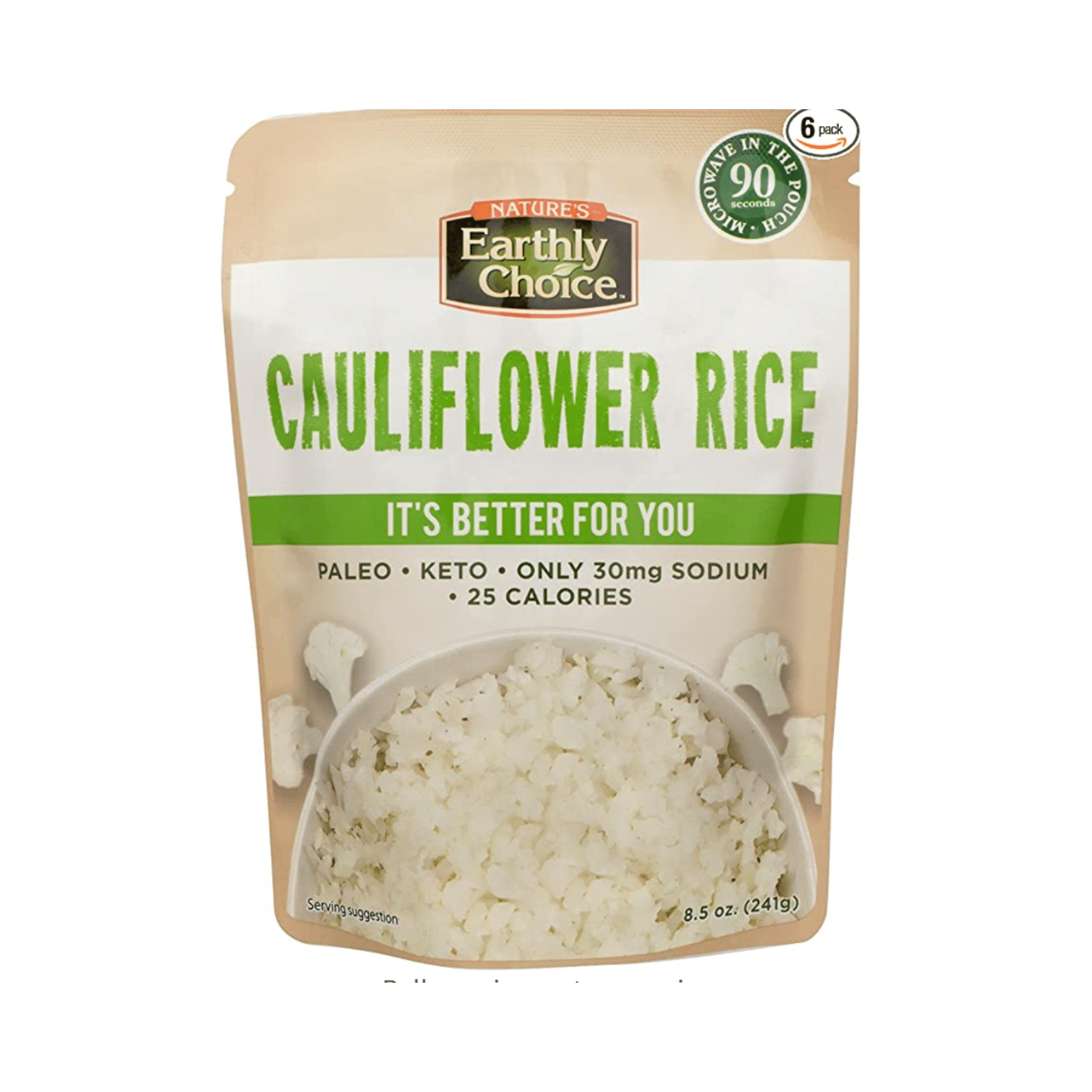cauliflower rice is an ingredient for a low carb burrito bowl